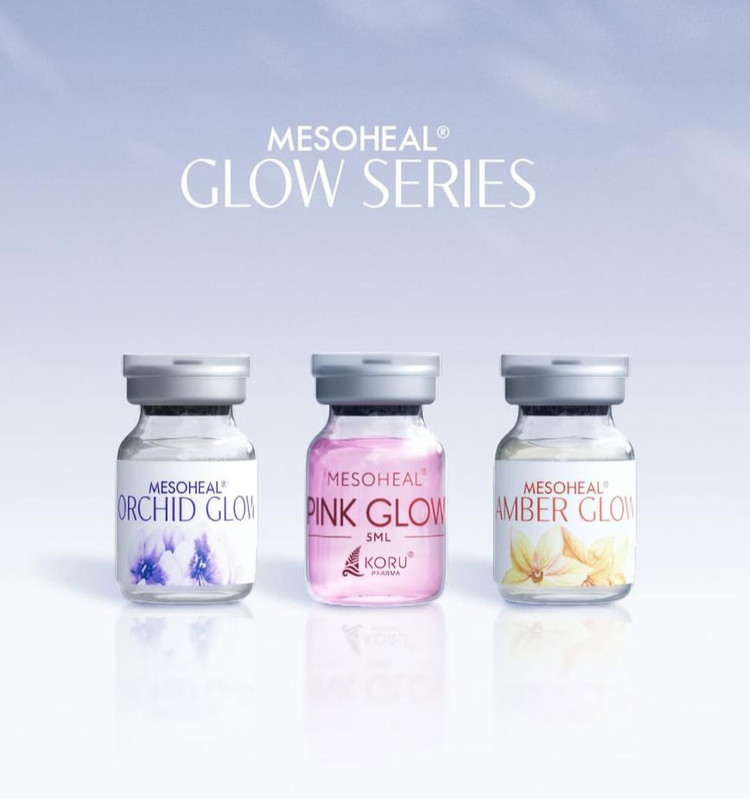 کوکتل ضدلک و روشن کننده پینک گلو ( pink glow ) برند مزوهیل شرکت کروفارما