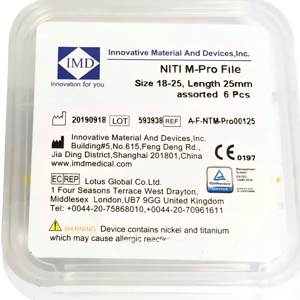 فایل روتاری NiTi M-Pro برند IMD