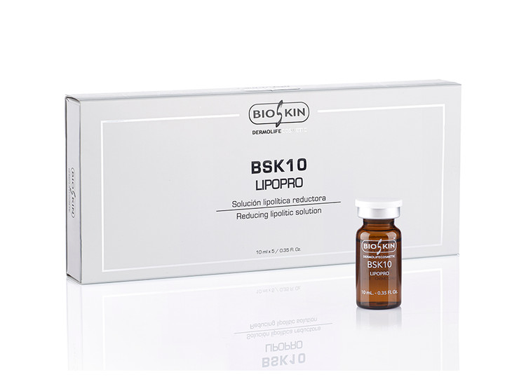 کوکتل قوی لاغری ( چربی سوزی شکم و پهلو ) برند بایو اسکین Bioskin lipopro ده سی سی