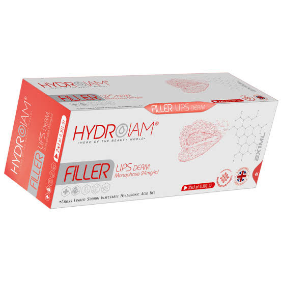 فیلر هیدرویام لیپس درم دو سی سی Hydroiam Lips derm برای حجم دهی، کانتور و لب روسی